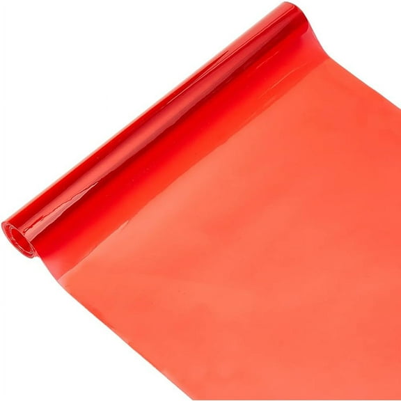 PVC Film Fabric for Clothing Festival Background Accessories Red 135x30x0.04cm