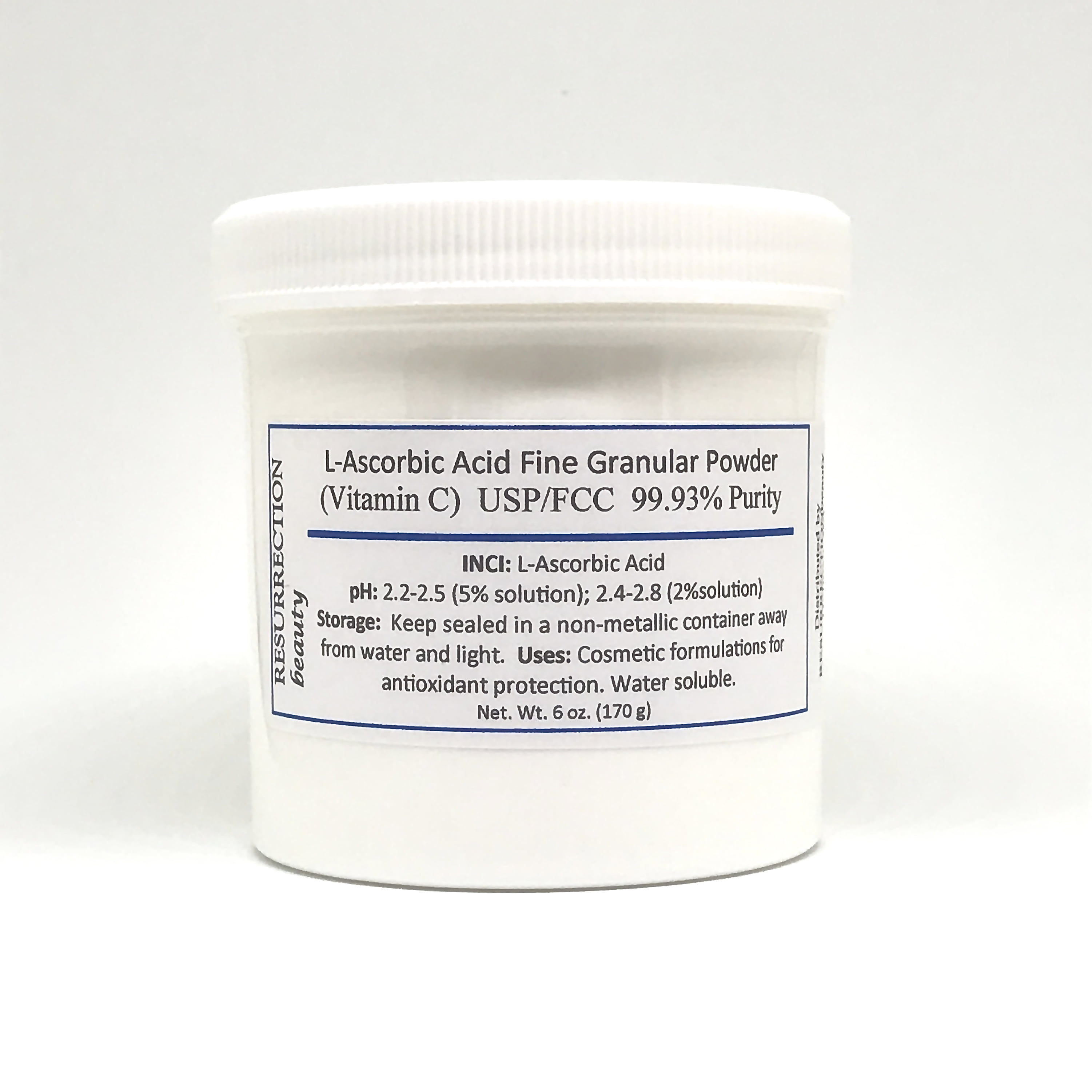 LAscorbic Acid Powder (Vitamin C), 6 oz. Jar