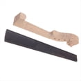 thumbnail image 4 of Violin Neck 4/4 Flame Maple Wood Replacement Violin Neck Head, 4 of 5