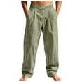 thumbnail image 3 of Mens Sweatpants with Pockets - Mesh Open Bottom Athletic Joggers for Men Loose Fit Gym Workout Running Casual Pants,mesh sweatpants AG XXL, 3 of 6