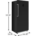 thumbnail image 6 of Equator Advanced Appliances 14 cu ft Convertible Freezer Refrigerator - Garage Ready - Stainless Steel -FR1400-Color:Black, 6 of 7