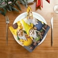 thumbnail image 2 of Coolnut Sunflower Gnomes Cloth Napkins Set of 6,20x20 Inches Napkins Cloth Washable Reusable Soft for Dinner,Wedding,Parties,Home Dinner,Tableative Decor Gift, 2 of 7