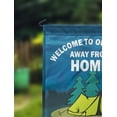 thumbnail image 2 of Printtoo Medium Blue Welcome To Our Home Away From Home Campsite CampingFlagCustom Personalized Camping Flags For Campers Double Sided CampsiteFlag, 2 of 4