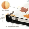 thumbnail image 3 of FORMRS 3 Ring Photo Album 4"x6" Self Adhesive Large Capacity PU Leather Cover, Pumpkins Pattern, 3 of 8