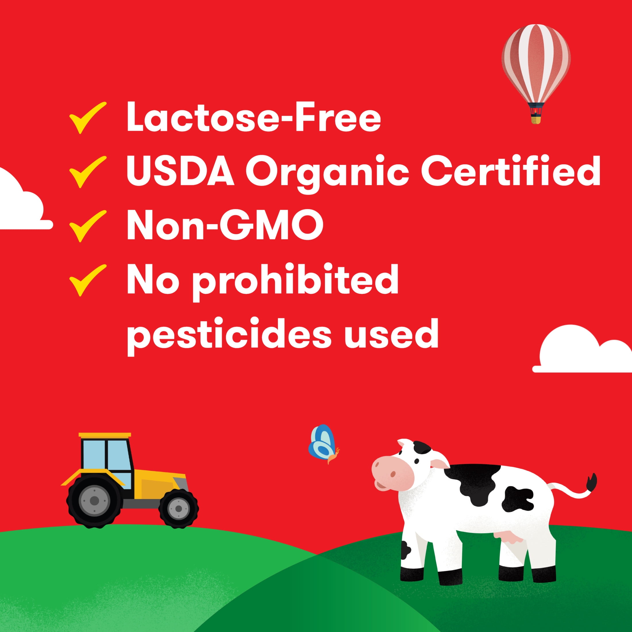 Horizon Organic Lactose Free Milk, 2% Reduced Fat, 64 fl oz Carton