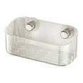 thumbnail image 2 of In-Sink Kitchen Sponge & Scrubber Holder Rack | Clear Plastic Organizer with Strong Suction Cups | Draining Slots for Sponges, Brushes & Cleaning Cloths, 2 of 7