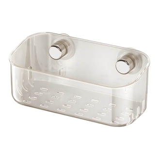 Spectrum Contempo Sponge & Brush Holder - Bronze Steel Caddy With Suction Cups For Kitchen Sink