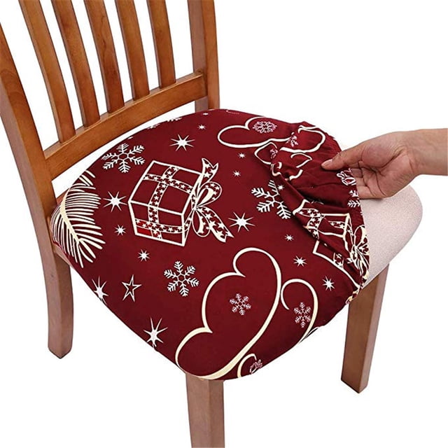 Up to 65% Off SMihono Chair Covers Dining Room Chair Protector Slipcovers Christmas Decoration