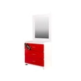 thumbnail image 4 of Recamara Matrimonial Kessa Muebles Rojo, 4 of 15