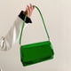 thumbnail image 5 of Bolsa De Hombro Bolsa vagabundo para mujer PU con brillo láser en las axilas con solapa para regalo de cumpleaños (verde) Ndcxsfigh  Para Estrenar, 5 of 9