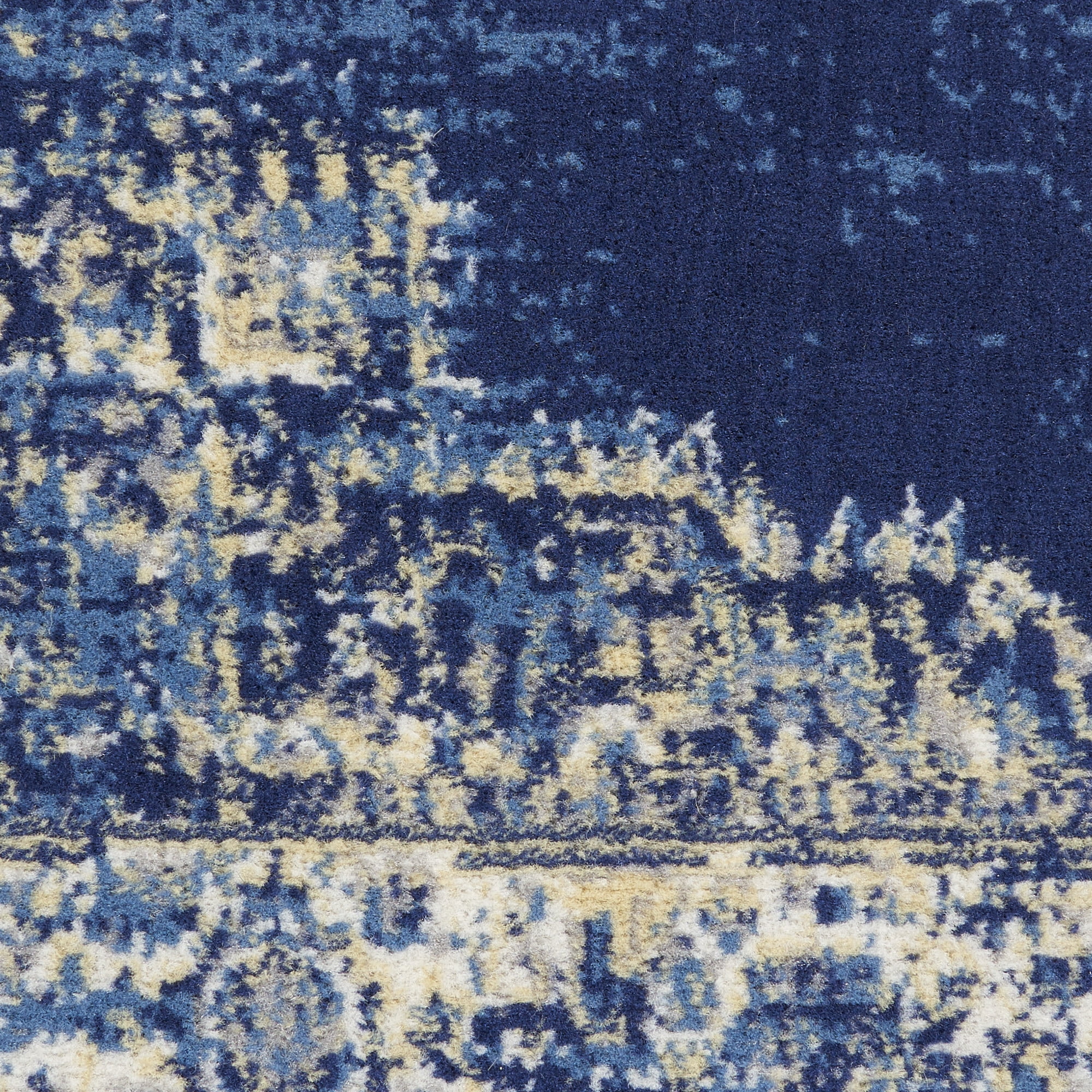 Nourison Grafix Persian Navy Blue 6' x 9' Area Rug, (6x9)