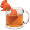 thumbnail image 3 of Squirrel Tea Infuser Loose Tea Infuser Silicone Tea Infuser Kettle Orange Cup, 3 of 5
