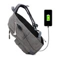 thumbnail image 5 of Mochilas de lona con carga USB para hombre, mochilas escolares grandes retro para adolescentes, niños y niñas, mochila de viaje para ordenador portátil, mochila XA22WC, 5 of 5