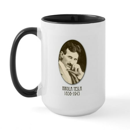 

CafePress - Tesla 1 Large Mug - 15 oz Ceramic Large Mug