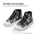 thumbnail image 3 of BURUDANI Kids Casual Sneakers High Top Canvas Walking Shoes for Little Boys & Girls, 3 of 5
