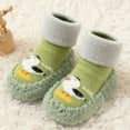 thumbnail image 3 of Gubotare Slippers for Boys Baby Girl Sock Shoes Rubber Soft Sole Non-Skid Walking Floor Lightweight Slippers,Green 0-6 Months, 3 of 3