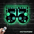 thumbnail image 3 of Craftnamesign Custom Optician Metal Wall Art LED Light, Custom Eyes Clinic Name Sign Home Decor, 3 of 5