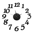thumbnail image 5 of Injueey Etiqueta de la pared Reloj 3D Calcomanía de espejo Reloj de pared DIY Decoración Etiqueta Hogar Oficina Reloj Decoración Negro 2piezas Injueey CBP012395, 5 of 5