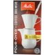 thumbnail image 1 of Melitta - Cafetera de émbolo con taza de viaje, 2 unidades, 6 tazas con jarra de porcelana, Porcelai, 1 of 6