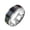 Black, variant on Men Stainless Steel Pride Ring 8mm LGBT Gay Lesbian Rainbow Wedding Promise Band Rings Black Size 10