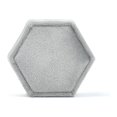 thumbnail image 1 of Wosthever Caja de presentación de joyería de anillos dobles, organizador en forma de hexágono, soporte de anillo, caja de joyería Almacenamiento y organización del hogar Gris claro, 1 of 6