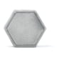 thumbnail image 1 of Bearachild Par de anillos joyero hexágono almacenamiento organizador soporte boda para viaje multifunción joyería estuche suministros Almacenamiento y organización del hogar Gris claro, 1 of 6