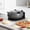 GREY, variant on Electric pizza oven, countertop pizza maker, 12-inch pizza maker, space-saving oven, compact design, reliable performance, easy to clean, portable oven, small oven