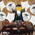 thumbnail image 5 of PMU Graduation Jumping Smiley Grad Balloon Bouquet | Jumping Grad Mylar Balloons | Jump for Joy Graduation Smiley Grad Balloon | Grad Foil Balloons | White (5/Pkg) Pkg/1, 5 of 8