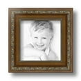 thumbnail image 2 of ArtToFrames 5" x 5" Dark Gold Picture Frame, 5x5 inch Gold Wood Poster Frame (WOM-4553), 2 of 7