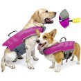 thumbnail image 1 of Chalecos salvavidas inflables NQ para perros traje de baño ajustable antidesgarro alta visibilidad, 1 of 5