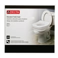 thumbnail image 2 of Delta White Elevated Toilet Seat Plastic 5 in. H x 11-3/4 in. L, 2 of 4