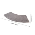 thumbnail image 3 of Bathroom Floor Mat Fan Shaped Curved Water Absorbing Rug - Non Slip Shower Door Mat for Home - Soft Plush Absorbent Carpet for Bathroom Kitchen Laundry Room Entryway - 15.75x39.37 Inch, 3 of 7