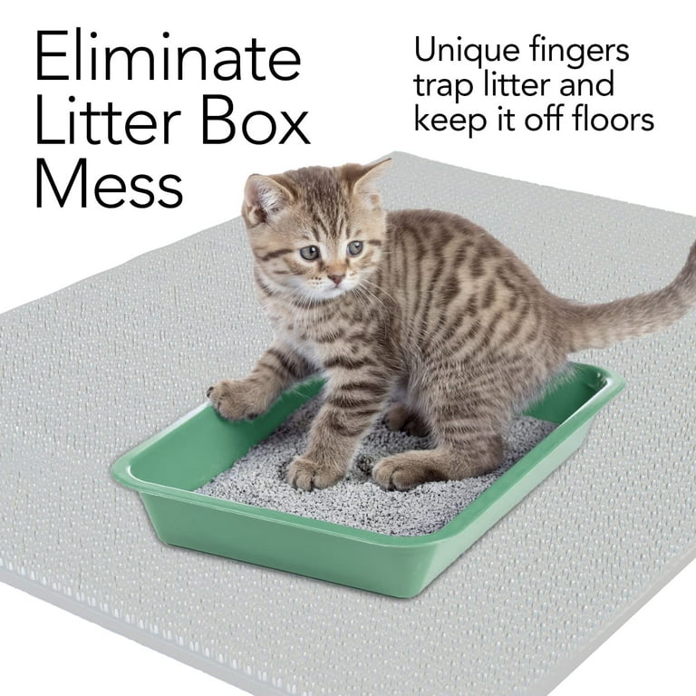 RESILIA Kitty Litter Box Mat - Waterproof, Recycled PVC Material