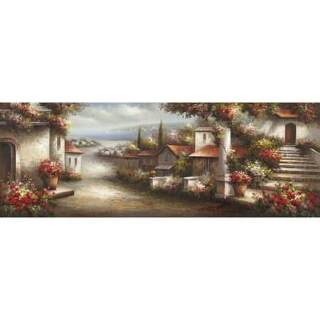 UPC 845805045364 product image for Yosemite Home Decor Revealed Artwork European Village 1 Original Painting on Can | upcitemdb.com