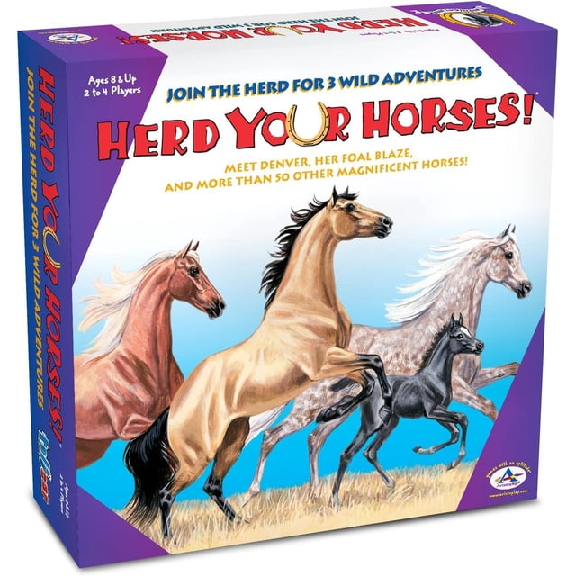 Juego de mesa Talicor Herd Your Horses para 2 a 4 jugadores de más de 8 años