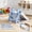 Blue White HDPE Polypropylene, variant on XIZE Freestanding Slide for family, Outdoor Playground Equipment