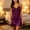 Purple, variant on Blmnix Sexy Nightgown Sleep Dress for Women Chemises Satin Nightgowns Sleep Shirts Red V-Neck Sleeveless Short Moomoo Nightgowns for Women