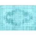 thumbnail image 1 of Ahgly Company Indoor Rectangle Persian Light Blue Traditional Area Rugs, 6' x 9', 1 of 4