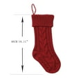 thumbnail image 2 of Babysbule Socks for Women Christmas Splicing Stocking Wool Pendant Christmas Decorations Gift Bag Socks, 2 of 4