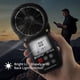 thumbnail image 5 of Anemómetro digital 866B para medir la velocidad del viento, la temperatura y la sensación térmica con retroiluminación y máx./mín., 5 of 5