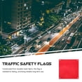 thumbnail image 5 of GAXIRE 4Pcs Red PVC Traffic Safety Flags for All Ages in Emergencies, 5 of 5