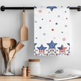 thumbnail image 2 of 4th of July Kitchen Towel Dish Cloths Set of 2, Microfiber Soft Kitchen Hand Towels, Blue Red Star Watercolor Independence Day Absorbent Quick Drying Dishcloths 18 x 28 Inches, 2 of 8