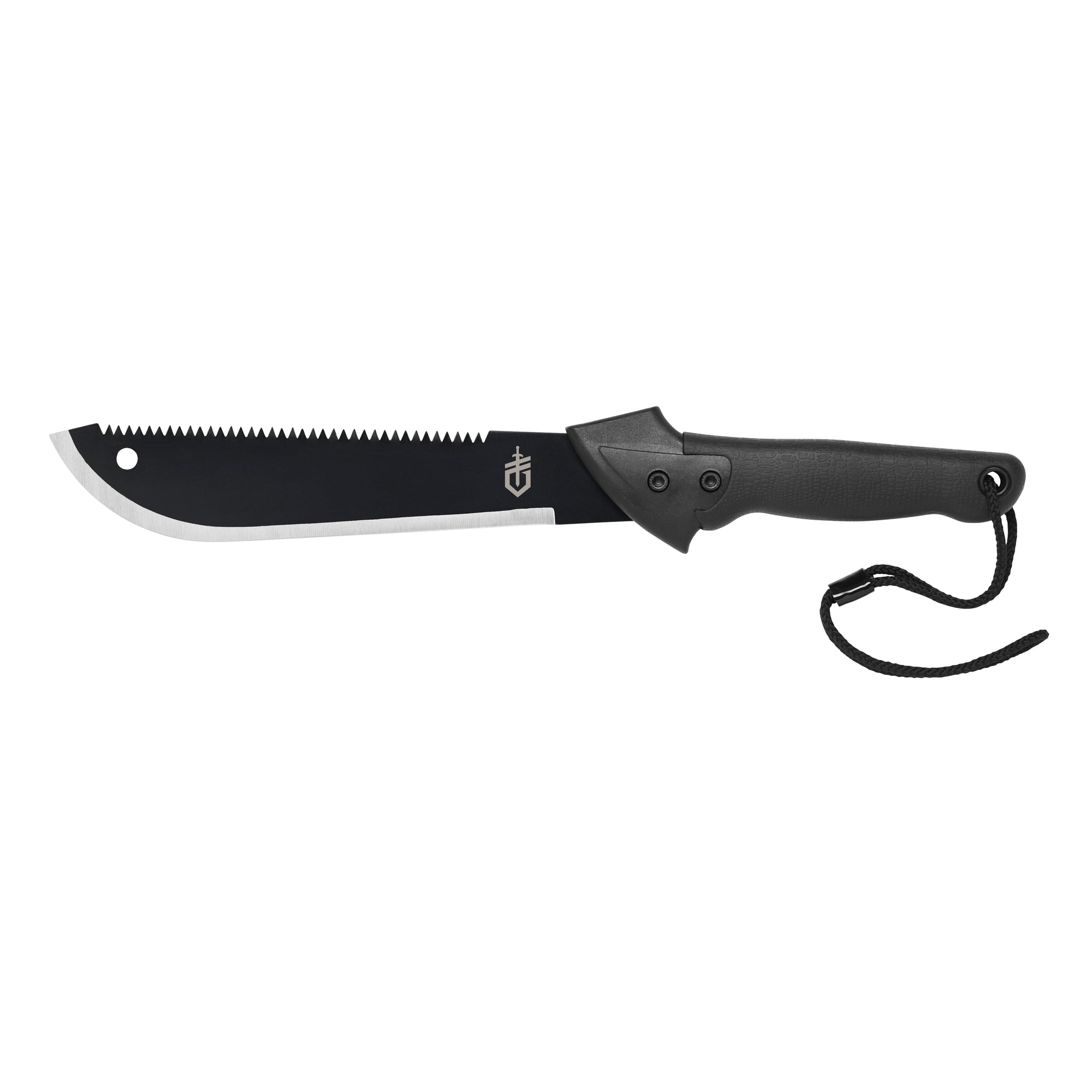 Gerber Gator Machete Jr, 10.75 in Blade, Sheath Included, Black, Camping