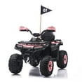 thumbnail image 1 of VTT pour Enfants 12 V avec Télécommande, Musique Bluetooth, Lumières, Suspension à Ressorts, 4 Roues Électrique à 2 Vitesses pour 2 à 6 Ans, 1 of 8