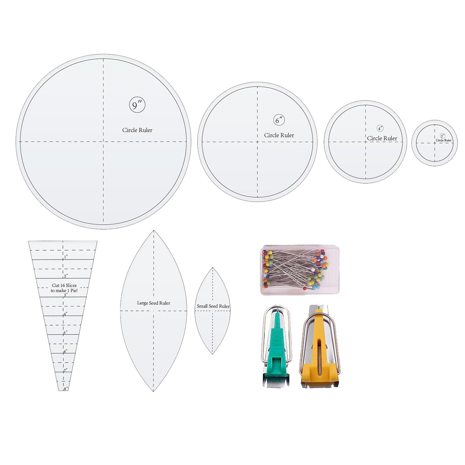 Sunflower Quilt Template Set 2022 A1P7 T6U6