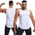 thumbnail image 6 of FJUCHAI Men's Vest Tops Sleeveless Dry Fit Athletic Tee Sports Casual loose Breathable Vest M-3XL, 6 of 8
