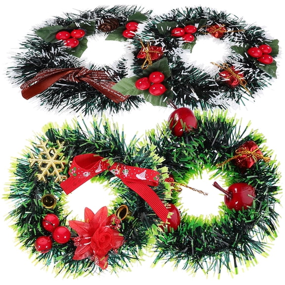 WEAVILUX Christmas Wall Decorations Assorted Pieces Pine Artificial Christmas Swag for Holiday Home Decor