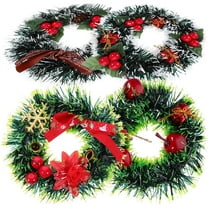 WEAVILUX Christmas Wall Decorations Assorted Pieces Pine Artificial Christmas Swag for Holiday Home Decor