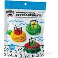 thumbnail image 2 of BigMouth Inc. Inflatable Pool Party Beverage Boats, Tropical Fruits, 3 Count, 2 of 2