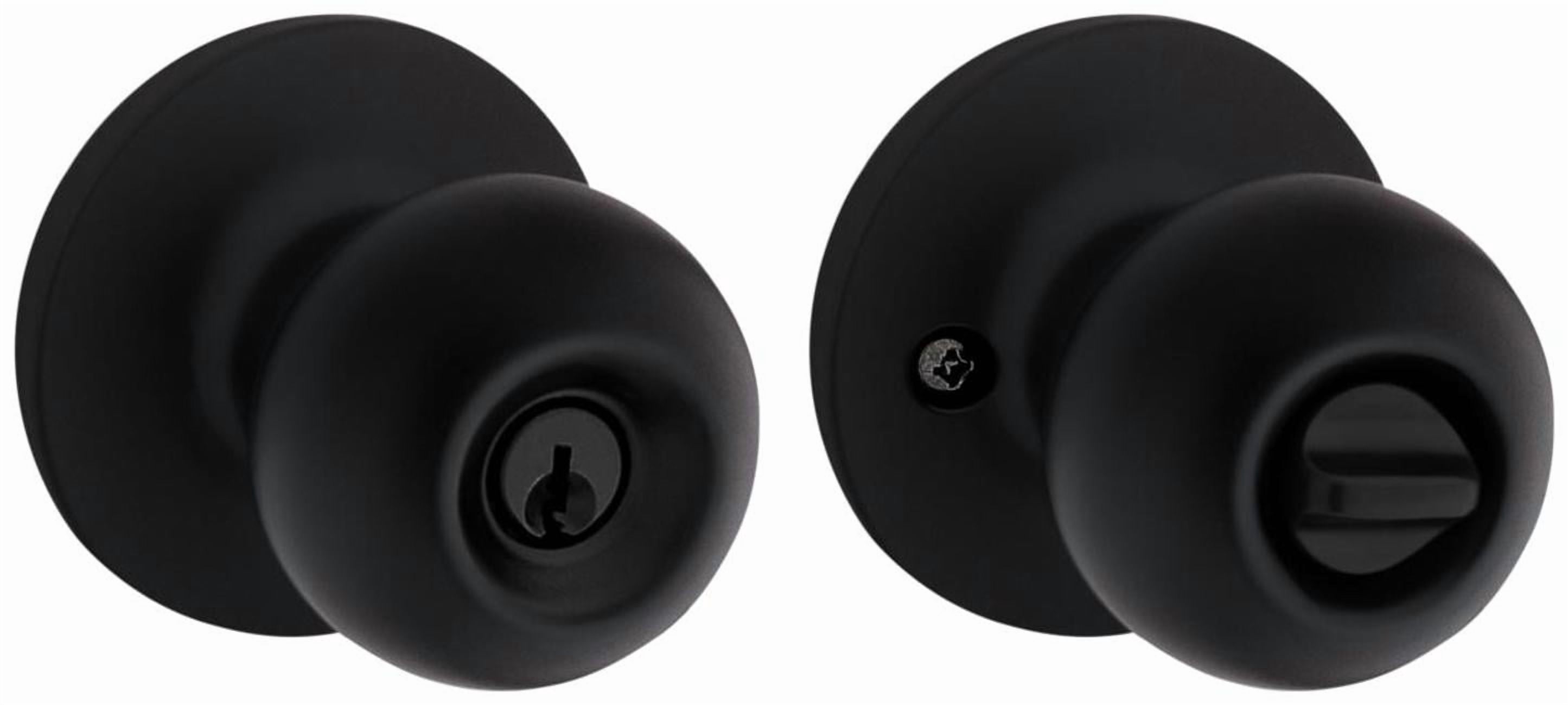 Kwikset SK5000RG-15 Regina Single Cylinder Keyed Entry Door Knob Set - Nickel